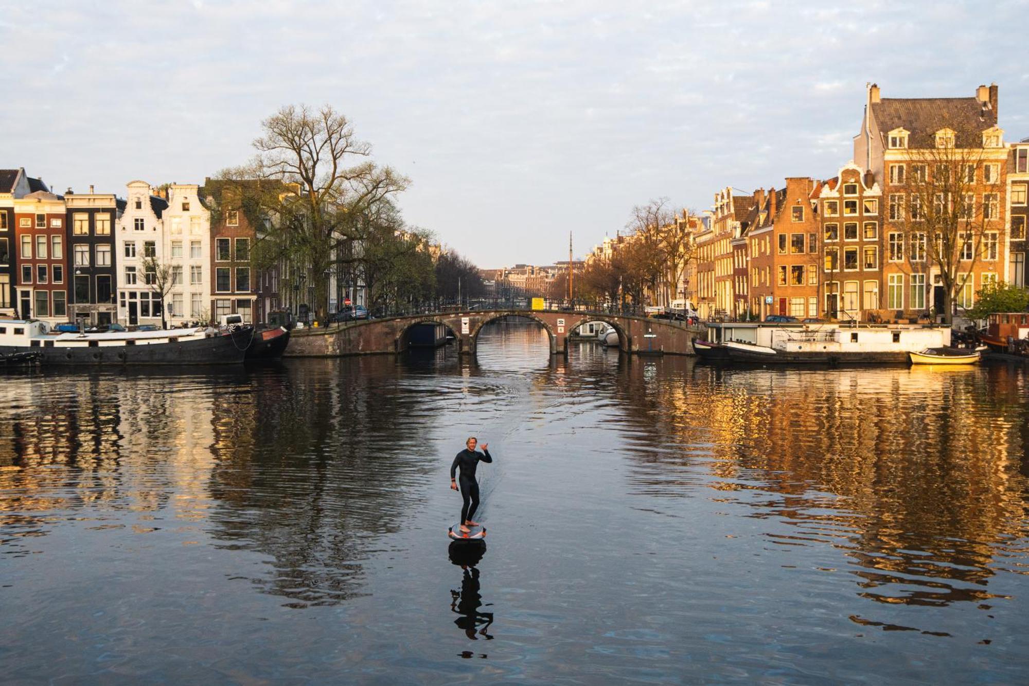 Motor Yacht Amstelle Hotell Amsterdam Eksteriør bilde